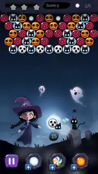 Crazy Halloween - lovely little witch and elf cat Screen Shot 4