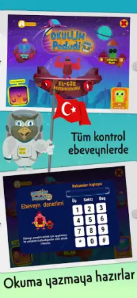 Okulum Pedudi, 4-6 yaş Okul Öncesi Eğitici Oyunlar Screen Shot 3