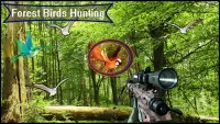 Orman 3D Kuşlar Avcılık - Keskin Nişancı Atışı Screen Shot 0