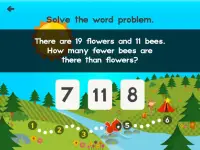 Animal Second Grade Math Games for Kids Free App Screen Shot 21