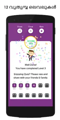 Malayalam GK Quiz - The Learning Game Screen Shot 6