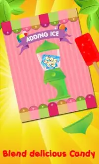 الجليد صانع الحلوى-أطفال الطهي Screen Shot 0