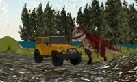 dinosaur jeep driving zone sim Screen Shot 0