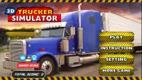 3D Trucker Transport Simulator Screen Shot 0