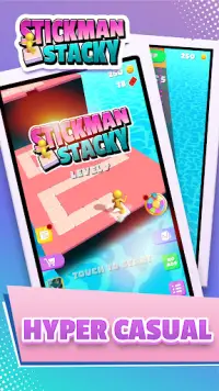 Stickman Stacky - Puzzle Game Screen Shot 0