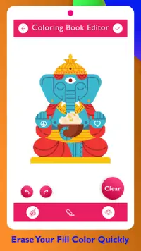 Lord Ganesha Paint, Ganesha Coloring Pictures Screen Shot 2