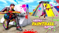 Paintball Shooting Battlefield: Free Nerf Gun Game Screen Shot 0