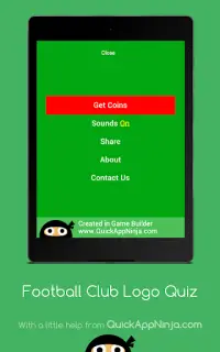 Football Club Logo Quiz Screen Shot 11