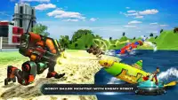 Underwater Shark Robot Hero Warrior Simulator War Screen Shot 2