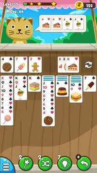 Solitaire Cooking Screen Shot 2