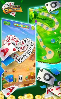 Solitaire Tripeaks - Jeux de cartes gratuits Screen Shot 3