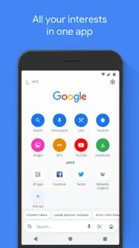 Google Go: A lighter, faster way to search Screen Shot 0