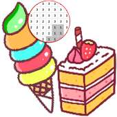 Food Color By Number - Pixel Art