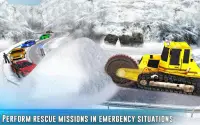 Arado de resgate de neve, operador escavadeira Screen Shot 10