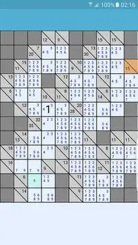 Kakuro Puzzle like Sudoku Free Screen Shot 1