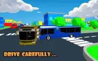 Blocky City Bus Craft Screen Shot 3