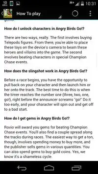 New Angry Birds Go Guide Screen Shot 3