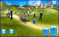 jinete loco del ciclo rival del bosque del campo Screen Shot 1