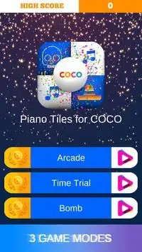 Piano Tiles for COCO Screen Shot 1