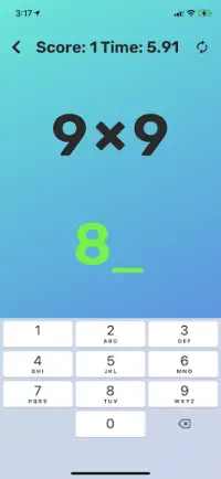 Speed Math - Human Calculator Screen Shot 2