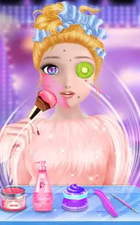 Super fashion model- Makeup & Dress up game Screen Shot 1