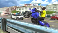 City Traffic Moto Racing Screen Shot 0