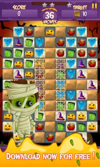 Halloween Smash - Witch Candy Match 3 Puzzle Screen Shot 5