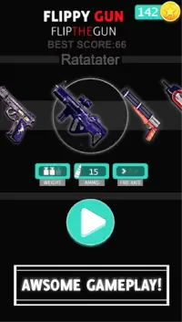 Flippy Gun Fly Sim Screen Shot 0