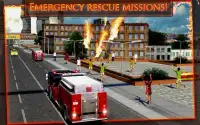 Fire Truck Emergency Rescue 3D Screen Shot 4
