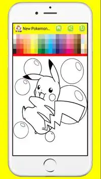 Pokemon Character Coloring Book for Children Screen Shot 3