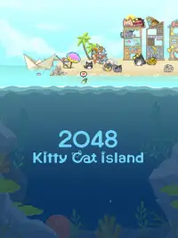 2048 Kitty Cat Island Screen Shot 7