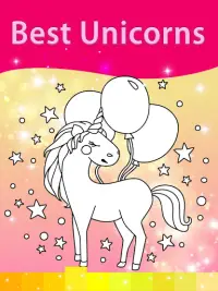 Unicorn Coloring Pages with An Screen Shot 0