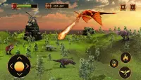 Großer Drache-Feuer-Simulator - epische Schlacht Screen Shot 1