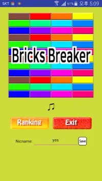 Bricks Breaker by ai2 Screen Shot 0