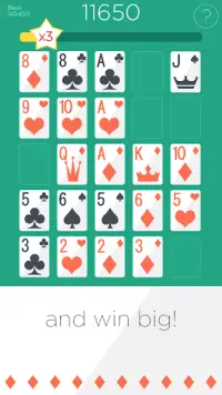 Cross Poker - Card Solitaire Screen Shot 8