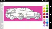 Japanese Cars Coloring Book Screen Shot 6