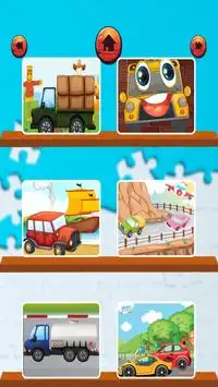 Vehicles for Kids - Jigsaw Puzzle Games Screen Shot 6