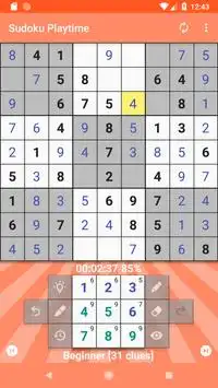Sudoku Playtime Free Screen Shot 0