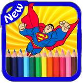 Super Heros Coloring Book