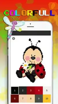 cute bugs Pixel Art Screen Shot 1