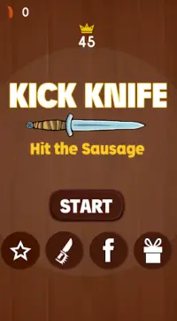 Kick Knife - Hit the Sausage 🔪🔪 Screen Shot 0