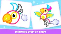 Pets Drawing for Kids and Toddlers games Preschool Screen Shot 2