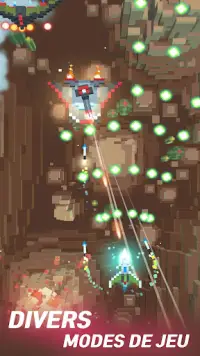 Sky Wings: Pixel Fighter 3D Screen Shot 2