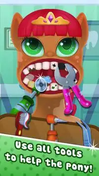 Crazy Unicorn Pony Dentist Simulator Hospital 2 Screen Shot 3