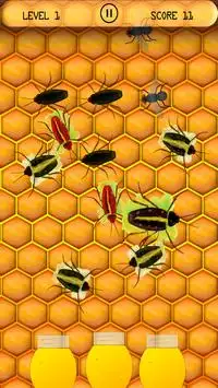 Honeycomb Defence - Bugs Smash Screen Shot 9