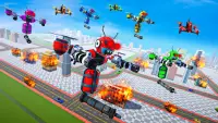 عسل النحل لعبة روبوت سيارة: روبوت التحول 3D Screen Shot 2