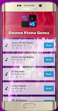 Ozuna - Piano Game Screen Shot 4