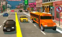 condução de ônibus escolar 3D Screen Shot 4
