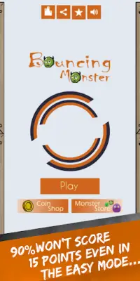 Bouncing Monster - Hardest Game Ever - Jump Games Screen Shot 0