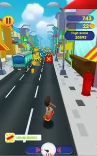 Princess Moa : Bus & Subway Dash 3D Screen Shot 2